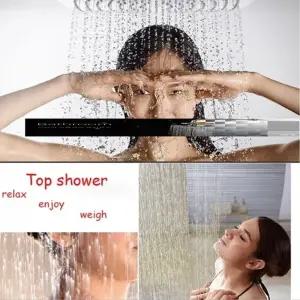 (화이트) 정사각 해바리기헤드 유럽풍/샤워기/해바라기/욕실/수전/헤드/입식/샤워/해바리기/해드/천장형