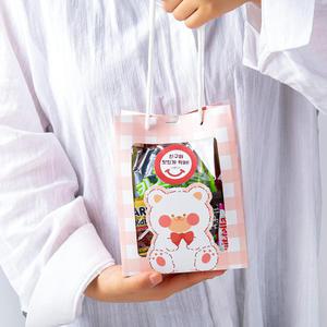 어린이집 답례품 7종 과자세트 학교 교회 유치원 생일 선물 답례품 소풍 운동회 행사 단체 간식 구디백 종이쇼핑백 포장