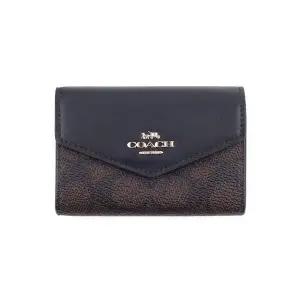 [코치][명품] 코치 카드지갑 여성 명품 가죽 명함 카드슬롯 홀더 똑딱이