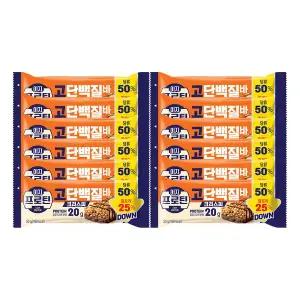 [롯데제과]이지프로틴 고단백질바 크리스피 50g X12개