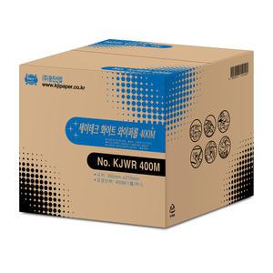 세이테크 화이트 와이퍼타올 롤형 KJWR-400 1겹 400m 산업용 기계유지보수 부직포 식품 제조 가공