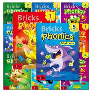 [카드10%] 브릭스 파닉스 Bricks Phonics Student Book Workbook Lv.1~5 교재 워크북 전권 세트 (전10권)