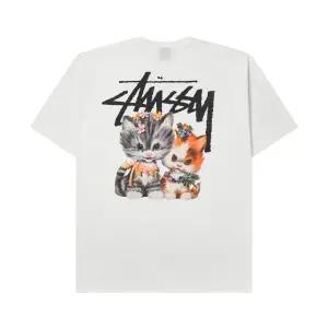 [정품아닐시3배보상] 스투시 키튼 티셔츠 화이트 Stussy Kittens T-Shirt White