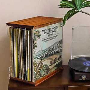 투명 엘피 수납장 LP 판 보관함 아크릴 꽂이 정리함