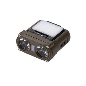 캘리너스X4 캡라이트 작업용 헤드 랜턴 LED 센서 충전식 랜턴 카키