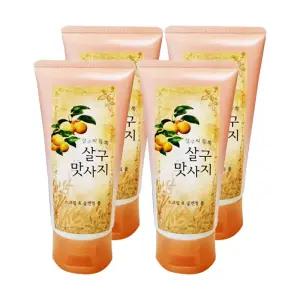 드봉 살구씨 듬뿍 살구맛사지 스크럽 클렌징폼 120g x4개