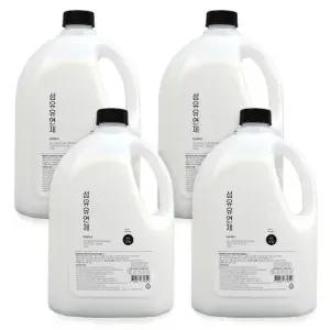 바른세탁소 섬유유연제 로즈향 2.5L 4개 대용량 섬유유연제