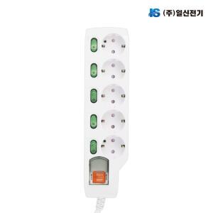 국산 안전 일신 절전 개별 이동식 멀티탭 5구 1.5m
