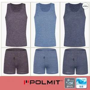 [좋은사람들] 쿨 냉감 아쿠아 인견 스판 런닝 사각팬티 트렁크 6종세트 06_P322377057