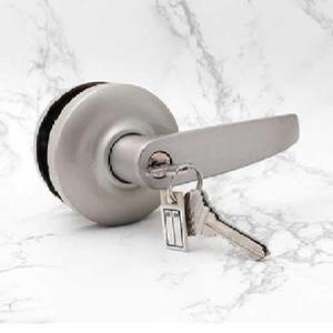 현관정 두꺼운문 도어락 아파트 주택 문고리 현관레버손잡이 링크락 60-80