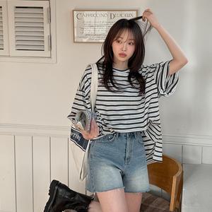 [빅사이즈]이블렛 디쥬엔 ST 트임 티셔츠 제이스타일