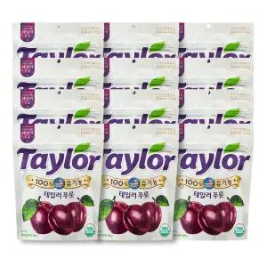 테일러푸룬 공식 유기농 푸룬 건자두 210g x 12봉
