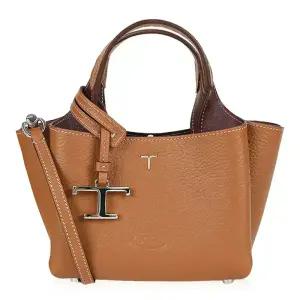 토즈 여성 타임리스 마이크로 토트백 브라운 XBWAPAFL000QRI 9P13