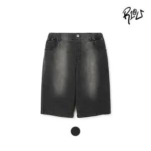 [레노마키즈]주니어 브러쉬워싱5부데님팬츠 초등 남아 여아청반바지(2421Q212