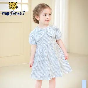 [몰리멜리] 클로이리본퍼프원피스