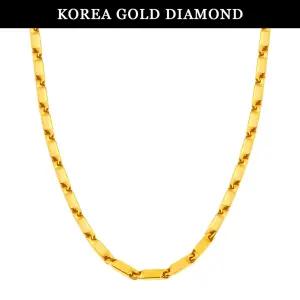 [한국금다이아몬드] 순금 체인 목걸이 24K 뉴 대나무 37.5g