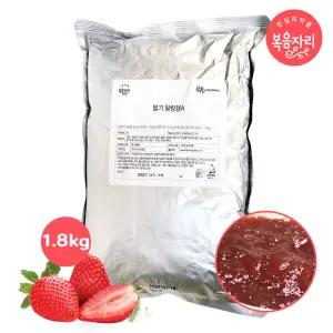 복음자리 딸기필링잼 A 1.8kg 국내산 딸기 대용량 과일청 리플잼