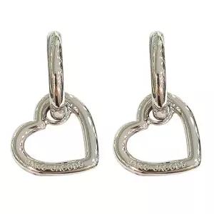 [마크제이콥스][명품] 마크 제이콥스 23SS 마크제이콥스 더블 하트 후프 귀걸이