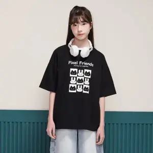 [에꼴리에] 여자 여름이월 5부 픽셀프렌즈 루즈핏티(25B0452)