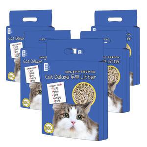 마마쇼 디럭스 가는입자 두부모래10Lx5개 베이비파우더향