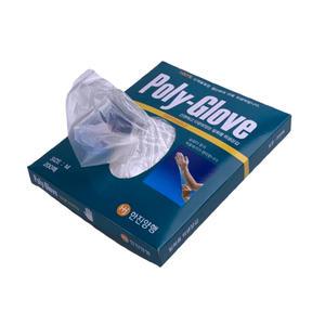 KG (10개) 한진양행 폴리글러브 비닐위생장갑 M 200매입 주방 식당 요리 염색 병원 실험실