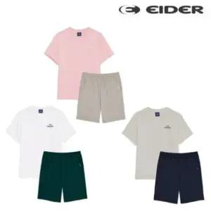 [롯데백화점]아이더 키즈 티+바지 기능성 상하복 세트 JUM25M92(3컬러)