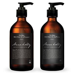 홀츠포맨 남자 남성 화장품 지성 피부 스킨 로션 2종 세트 300ml