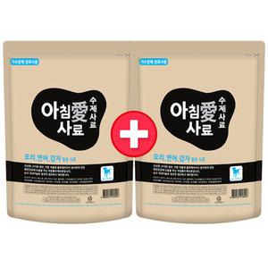 아침애사료 오리 연어 감자 3kg+3kg 가수분해 강아지 수제사료