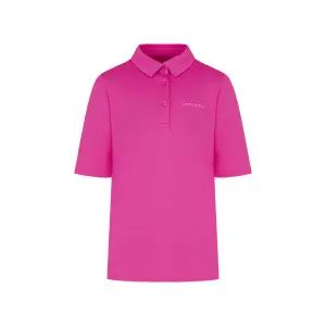 [롯데백화점]크로커다일레이디 로고 자수 반팔 카라 티셔츠 CLEMTS907