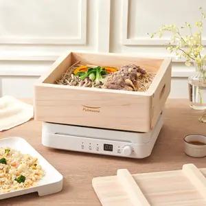 [풀무원공식]트리플 인덕션 쿠커 1구인덕션 그릴플레이트 + 편백찜기 구성 RD1DWW1