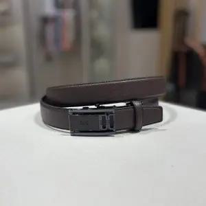 [닥스](강남점)DBBE5F831W3 [DD Symbol] 브라운 트윌 엠보 남성 소가죽 자동벨트