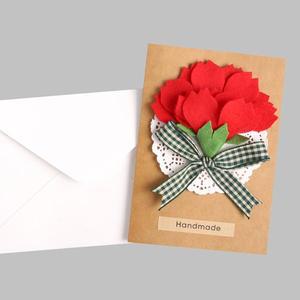 [펠트친구]크라프트 카네이션 카드만들기 / 어버이날 스승의날 편지 카드 패키지