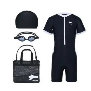 [레노마수영복]BS2F892_남아동 반팔슈트 3부생존수영복4종세트