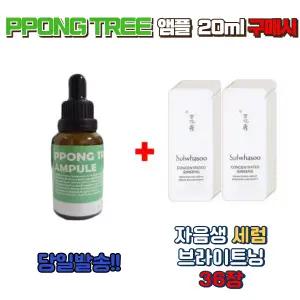 PPONG TREE 앰플20ml 구매시 설화수 자음생 세럼브라이트닝 36장