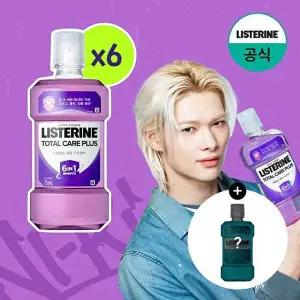 [리스테린][쿨민트250ml증정] 리스테린 토탈케어 플러스 750ml x6
