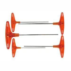 에이트 T렌치세트 5종 mm규격 018S-1 2110365 육각렌치T형 하드크롬도금 균일한 토크강도 전달