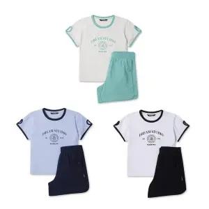 [블랙야크키즈](김해점)여름을 시원하고 편안하게~ 뛰어난 신축성과 통기성 여아 상하세트 U클로이반팔...