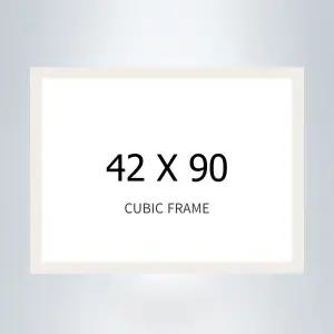 42cm*90cm 보석십자수 전용액자 우드화이트