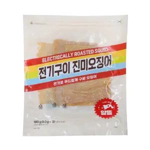 정화 전기구이 진미오징어 180g(60gX3) 건어물 마른 맥주 안주 베스트