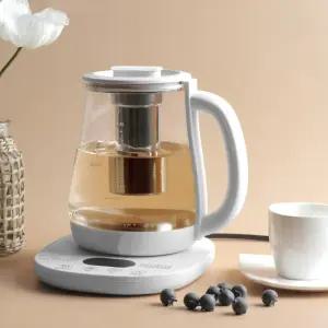 전기 티포트 가정용 차탕기 내열유리 차 주전자 보온 분/전기/포트/무선/커피/보트/커피포트/주전자