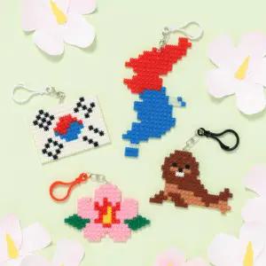 디폼블럭 6mm 대한민국 키링