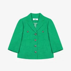 [베스띠벨리]엔틱버튼포인트셋업자켓  BKJAE1141GR_YS