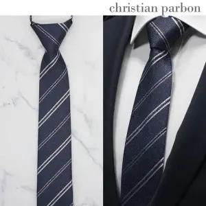 Christian Parbon 신입 stripe 정장 슬림 자동 넥타이/남성용넥타이/남성정장넥타이/셔츠타이/남성타이
