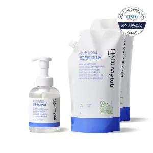 [세스코] 마이랩 항균 핸드워시 500ml + 항균 핸드워시 1L x 2개