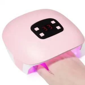 타이머 UV LED 젤네일 램프 핑크/네일아트/UV램프/젤네일램프/젤램프/셀프네일/네일건조기/네일램프