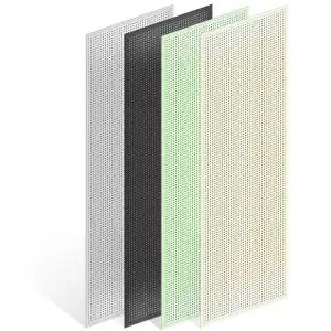 칼라 타공판 450x1500mm / 슬림형 프레임형 철제 타공보드 인테리어 벽선반 알람 게시판