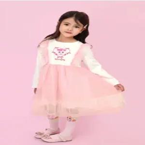 슈팅스타캐치티니핑 여아용 하츄핑 샤 프릴 레이스 원피스