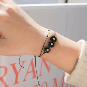 매듭 팔찌 만들기 비즈 줄 꽃 팔찌 diy kit 데이지