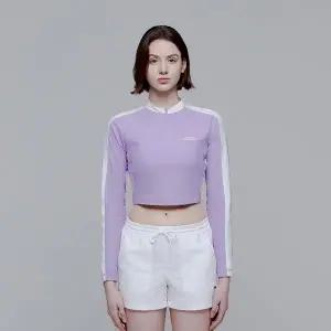 [내셔널지오그래픽] N242WRG610 여성 크롭 반집업 래쉬가드 LAVENDER