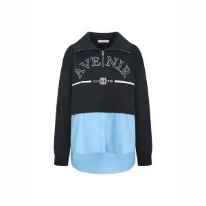 [롯데백화점]제이제이지고트 셔츠 배색 투웨이 칼라 티셔츠 GNBA0TSJ1